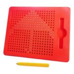Pizarra magnética Magpad roja con lápiz para dibujo y preescritura modelo 954561 XMAJO.