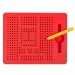 Pizarra magnética Magpad roja con lápiz para dibujo y preescritura modelo 954561 XMAJO.