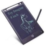 Tableta LCD de escritura Y11390 monocolor 8.5 pulgadas con trazo verde, pizarra digital borrable para niños de 3 a 10 años
