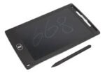 Tableta LCD de escritura Y11390 monocolor 8.5 pulgadas con trazo verde, pizarra digital borrable para niños de 3 a 10 años