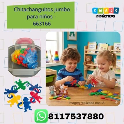 Chitachanguitos jumbo para niños 663166 de plástico en colores
