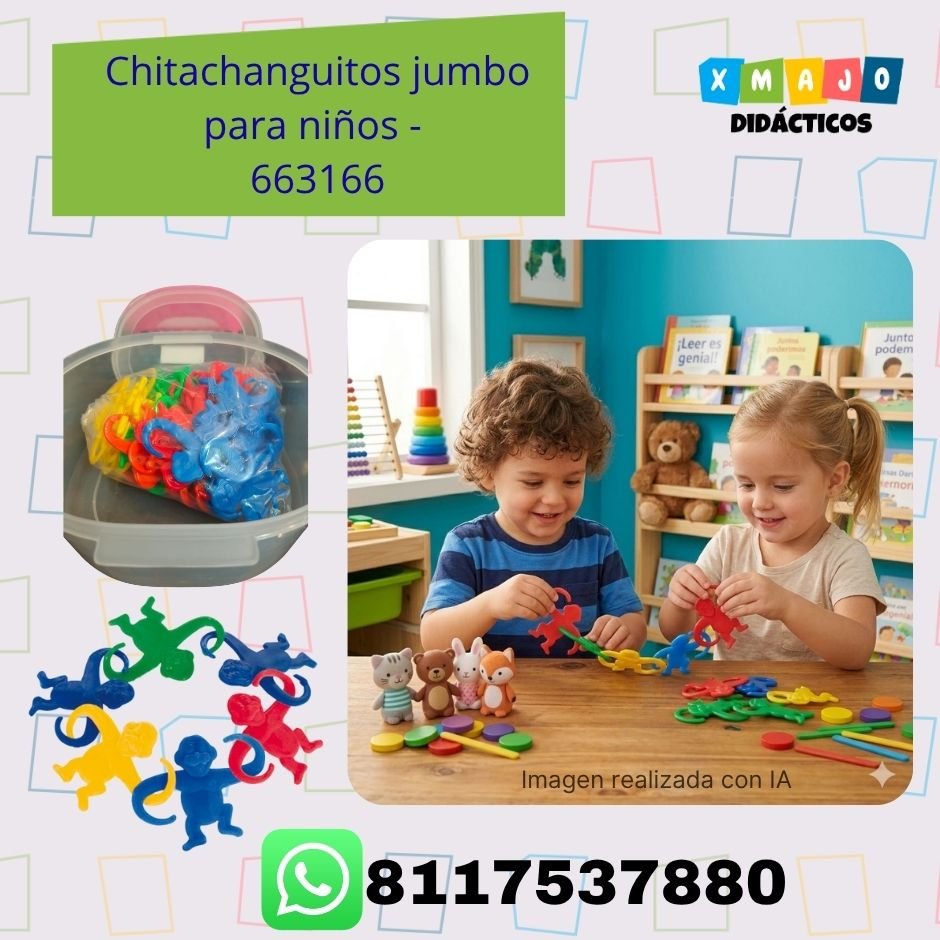 Chitachanguitos jumbo para niños 663166 Chitachanguitos jumbo para niños 663166 de plástico en colores