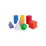 Cuerpos geométricos para niños 182018 de plástico con fórmulas de volumen