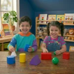 Cuerpos geométricos para niños 182018 de plástico con fórmulas de volumen