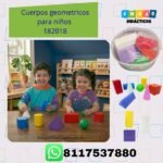 Cuerpos geométricos para niños 182018 de plástico con fórmulas de volumen