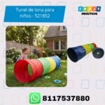 Túnel de lona para niños 521852 de 240 cm para motricidad gruesa e integración sensorial