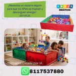 Alberca tubular de vinil para niños 001.0126 de 120 x 120 x 50 cm