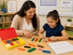 Regletas matemáticas para niños 843184 de plástico en estuche organizador